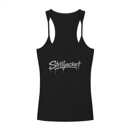 str8jacet streetwear,streetwear,str8jacket,tank top,graffiti ,the core,streetwear tank top,black