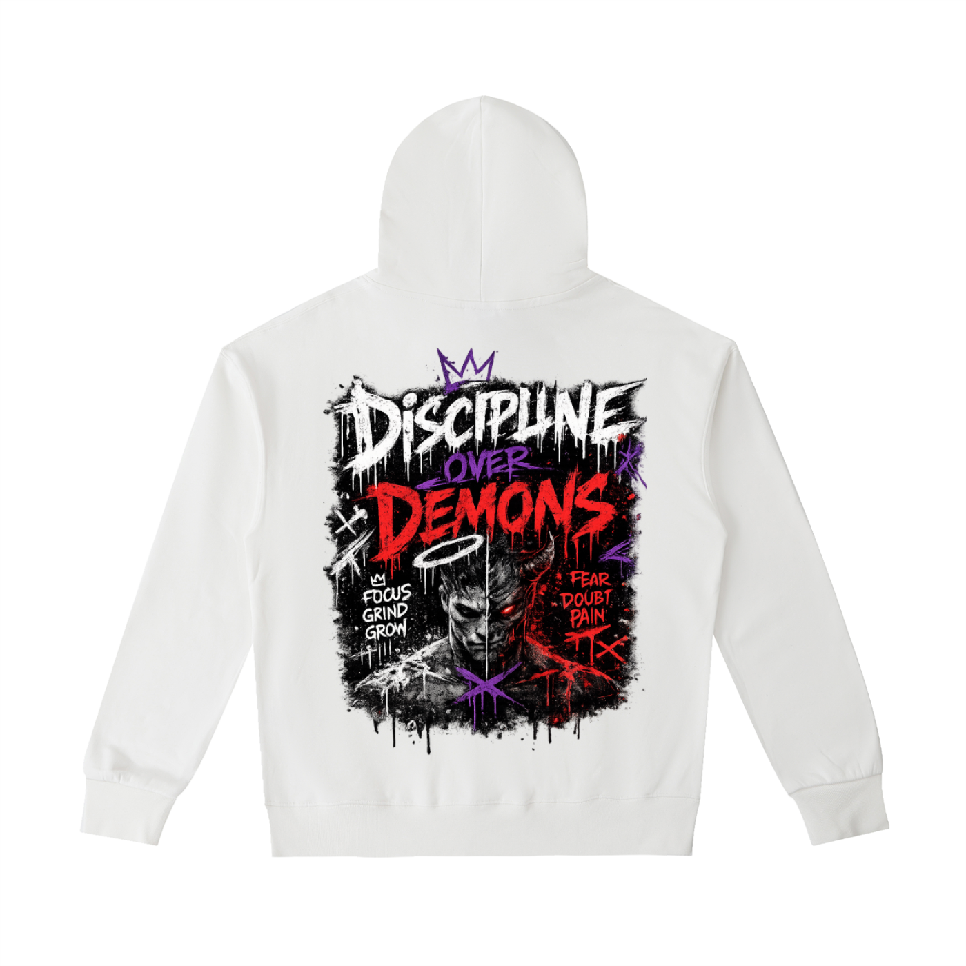 "DISCIPLINE OVER DEMONS" HOODIE