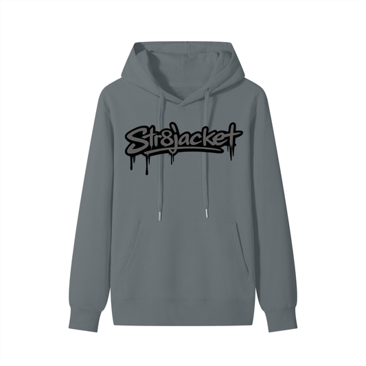 str8jacket streetwear,streetwear,str8jacket,hoodie,gray,graffiti,graffiti art,the core,core essentials